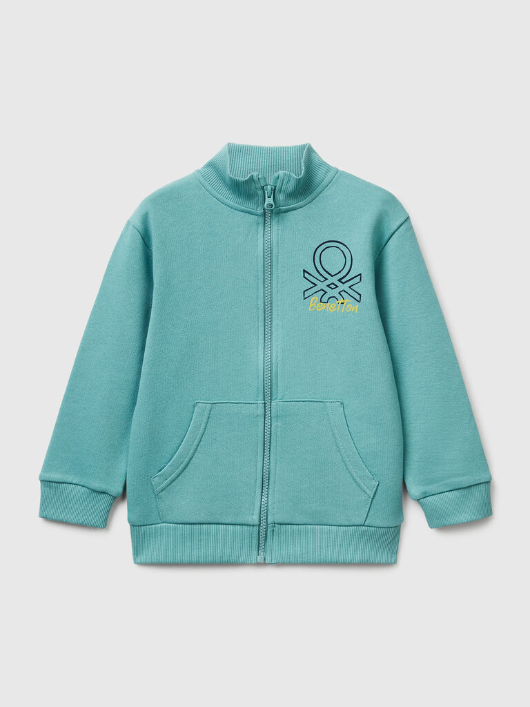 Cotton sweatshirt with logo