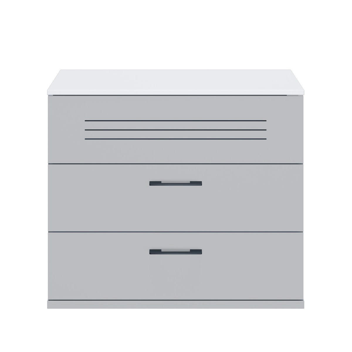 UGO - Commode effet bois gris