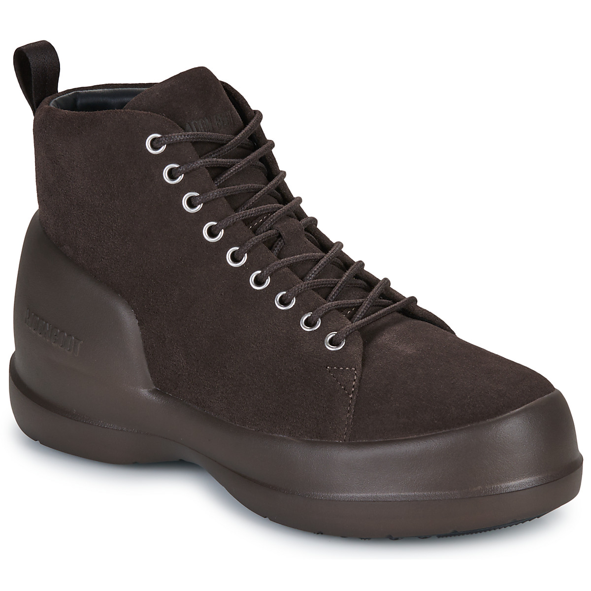 Moon Boot - MB MEZZALUNA LACE UP MID SUEDE - Brown