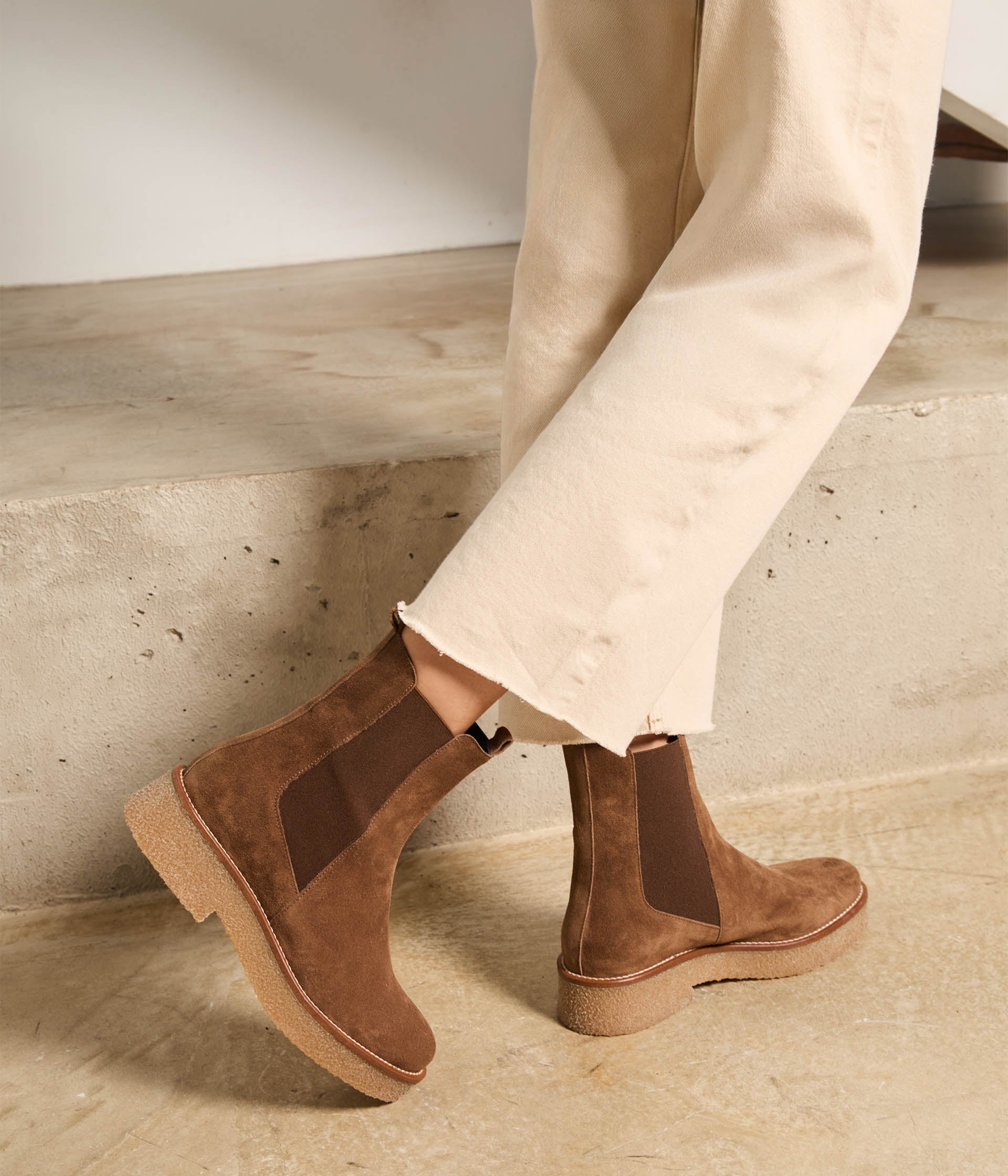 Chelsea boots taupe Acacia