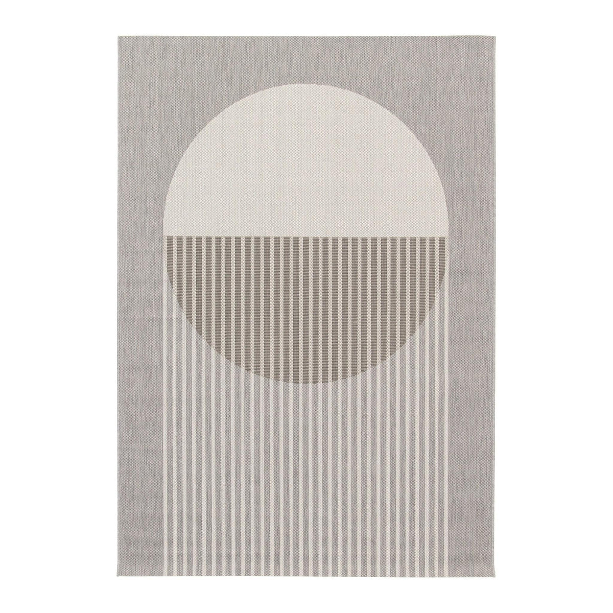 AFK Living vloerkleed Audrey - voor binnen en buiten - grijs - 120 x 170 cm