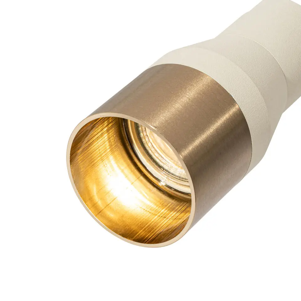 Qazqa railverlichting iconic kohua beige gu10