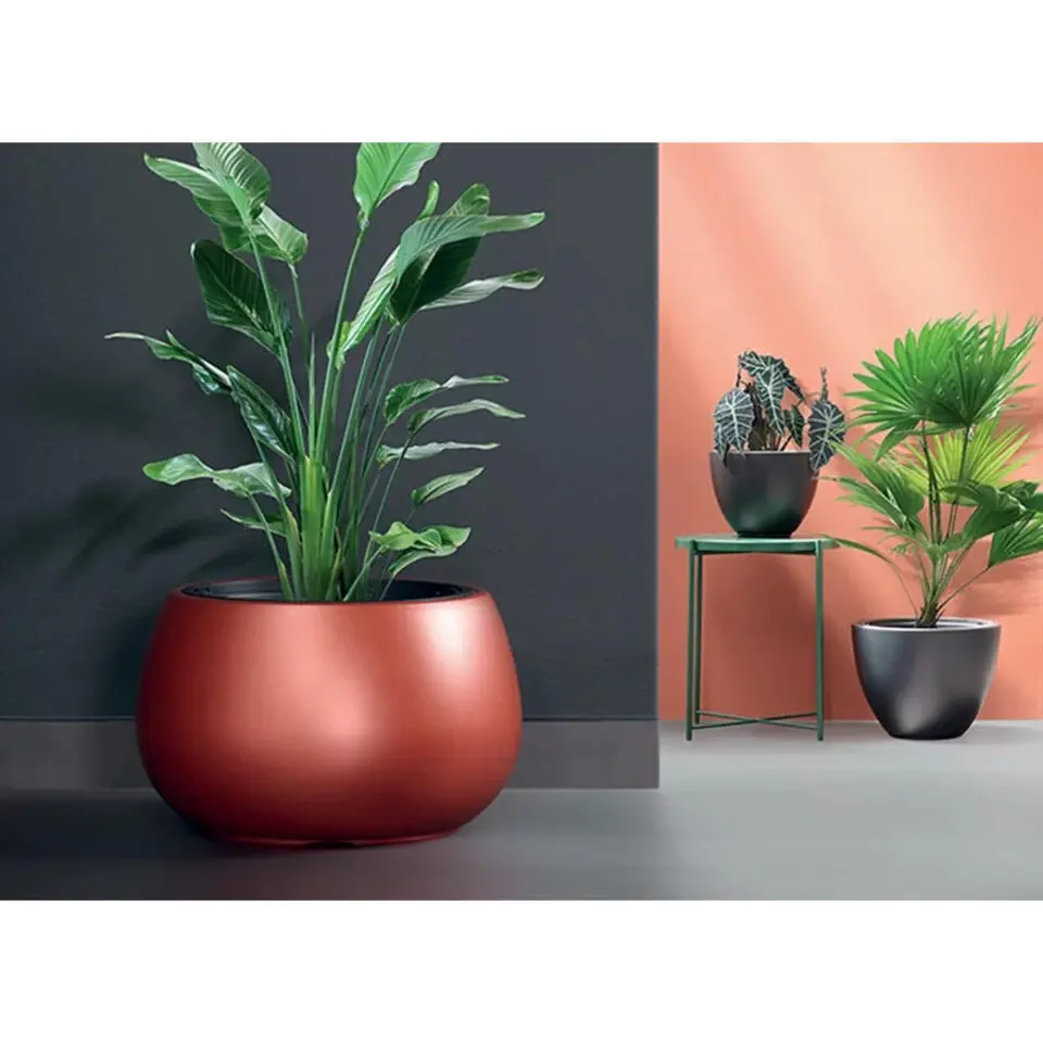 Prosperplast Plantenpot Heos - lichtgrijs - D57 x H43 cm