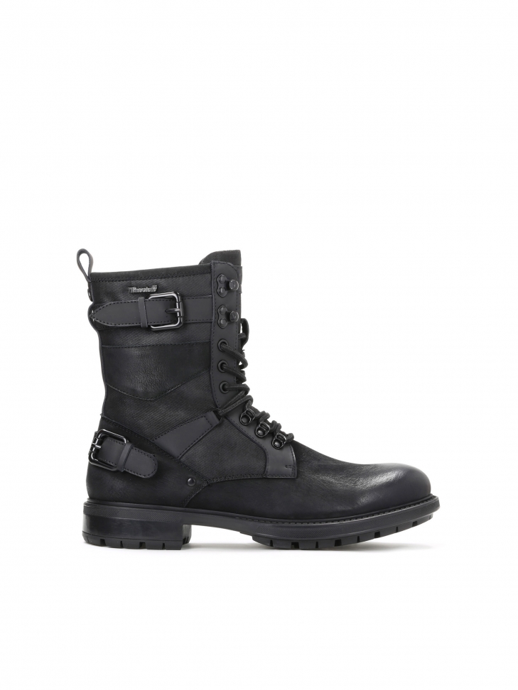 Men's black boots