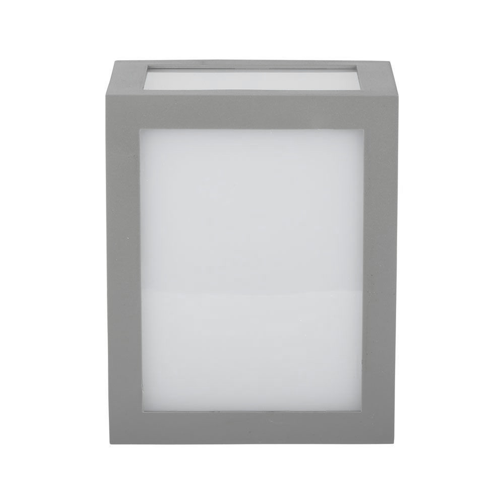 Kinkiet zewnętrzny VT-822-G 4000K szary LED 1x12W 1250lm IP65 V-TAC