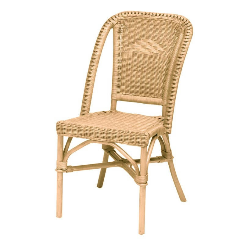 SELVA - Chaise en osier tressé naturel