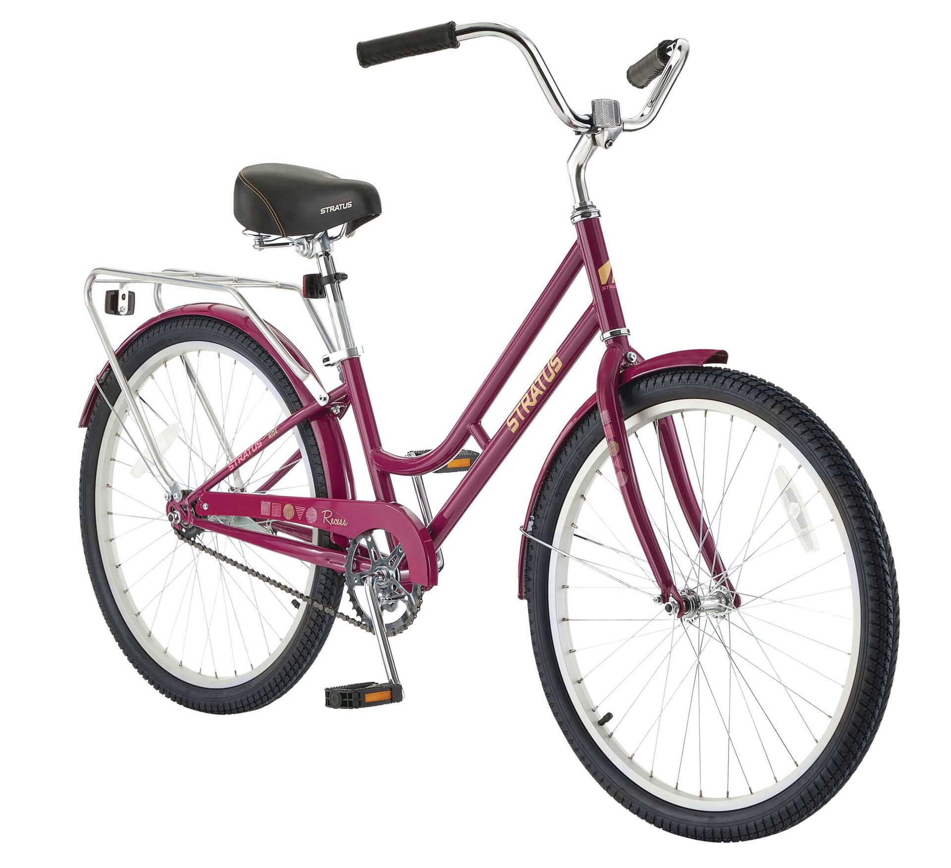 Adult Stratus Recess Bicycle, 20-in, Single Speed, Steel Frame, Purple