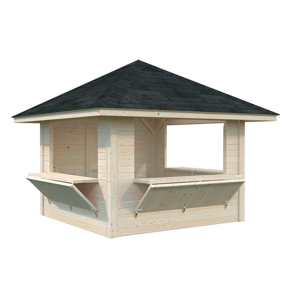 Marktstand »Bianca Set 106«, B x H x L: 300 x 319 x 300 cm, tauchgrundiert