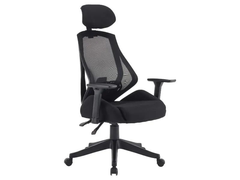 Fotel ergonomiczny Q-406 M czarny