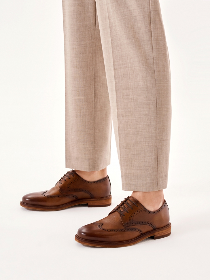 Leather Brogue formal shoes