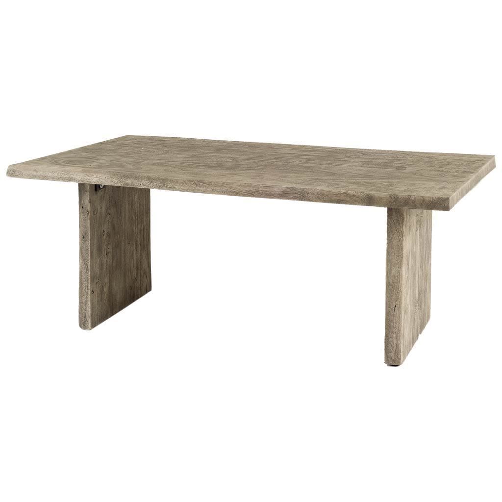 Jefferson III Grey Solid Wood Rectangular Dining Table