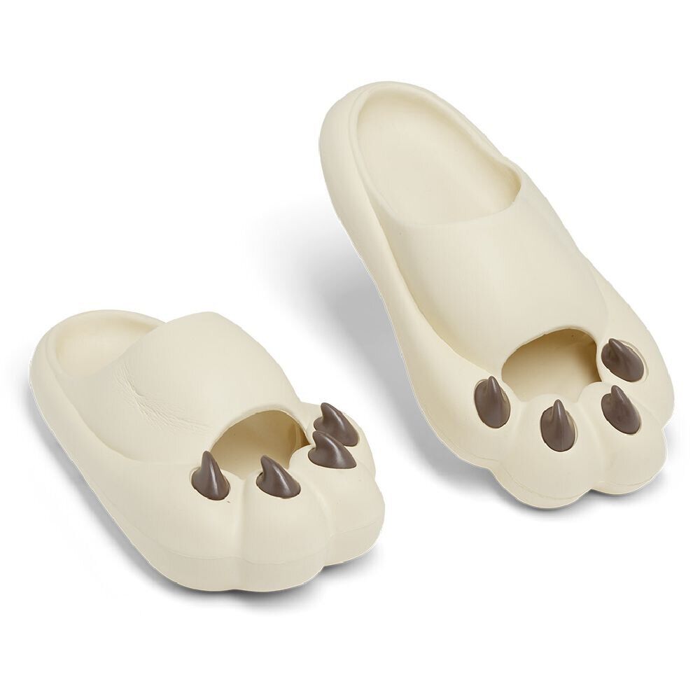 Chaussons griffe caoutchouc beige 40/41