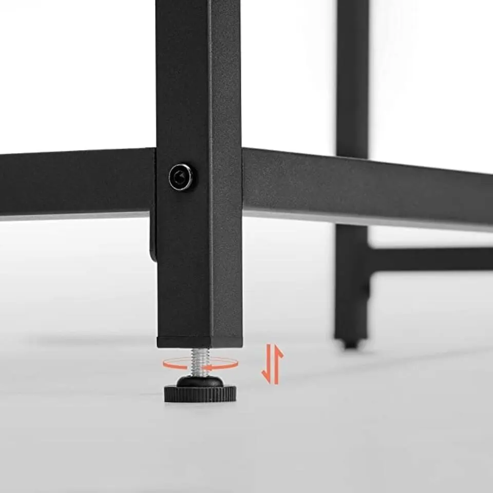 Parya Home - Computer bureau - Bruin-zwart - 120 x 60 x 75 cm