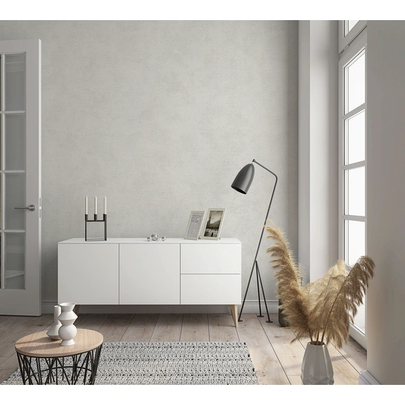 Vliestapete, Uni, beige