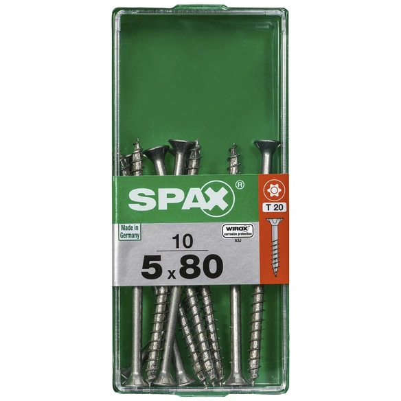 Universalschraube, T-STAR plus, 10 Stk., 5 x 80 mm