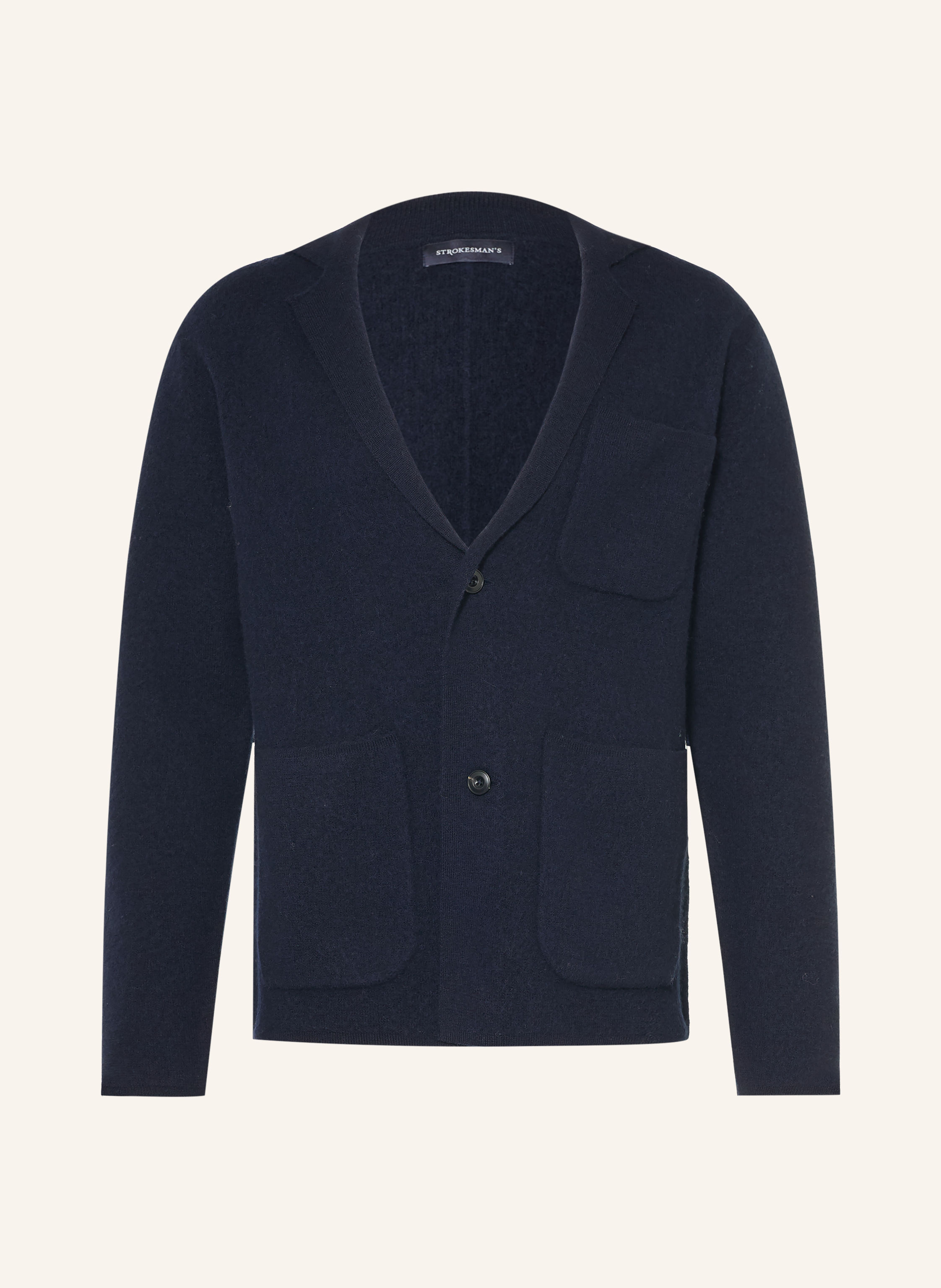 STROKESMAN'S Stricksakko Slim Fit