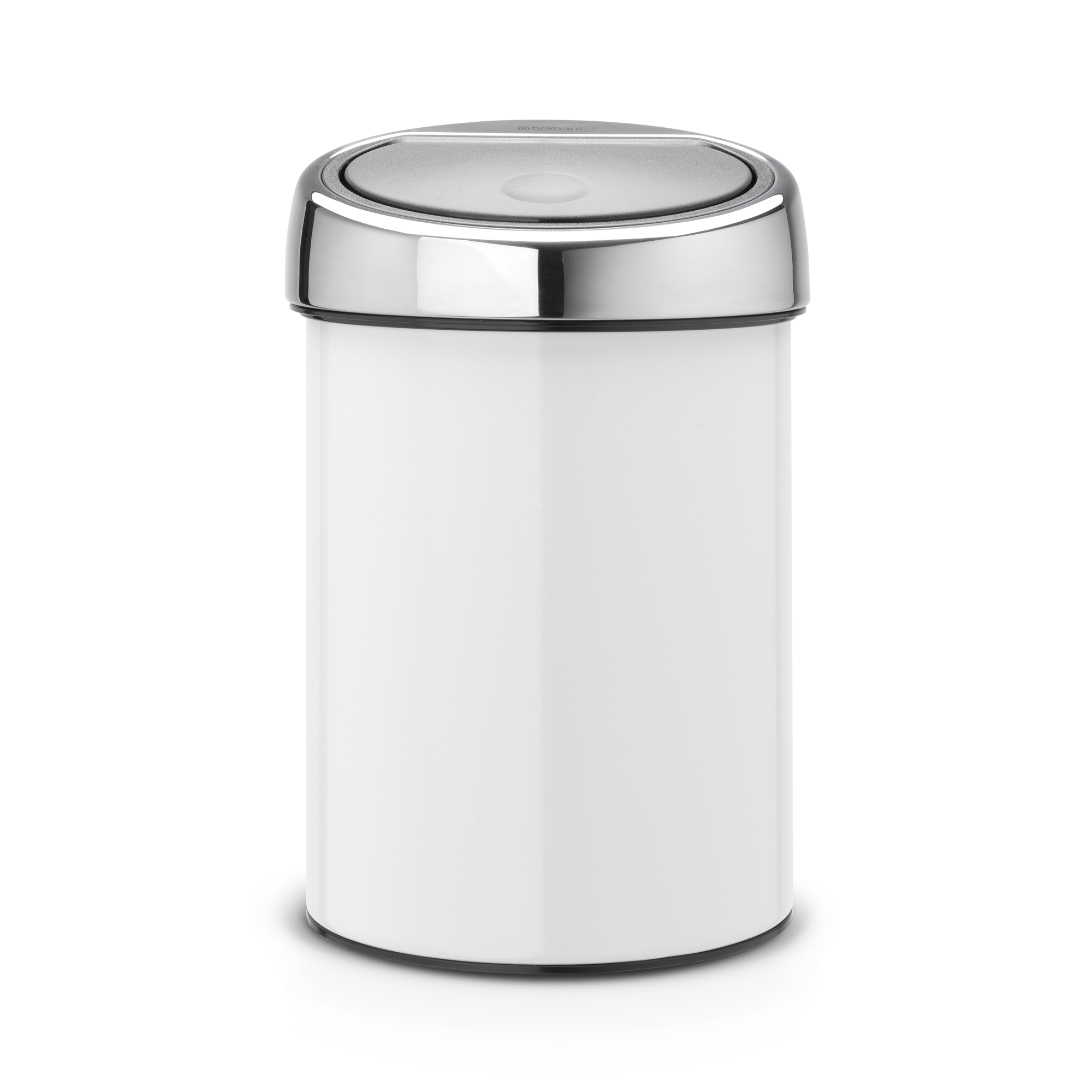 Brabantia Touch Bin afvalemmer, 3 liter, kunststof binnenemmer - White