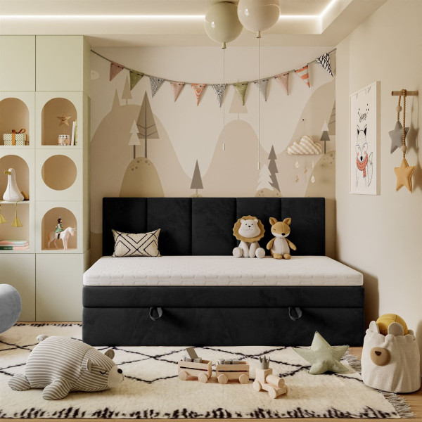 Łóżko ELZA MINI 70x200 Jasmine 100 z topperem