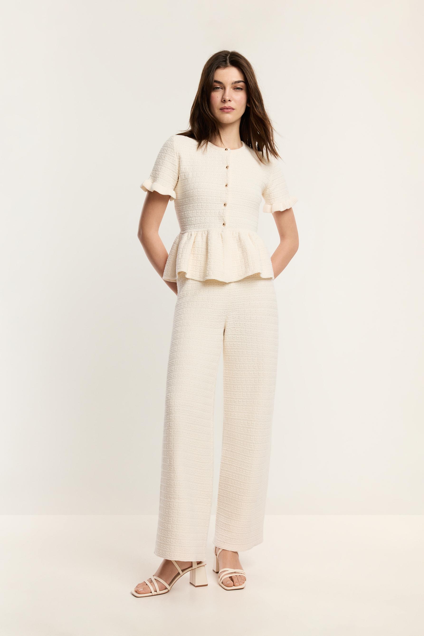 Pantalón culotte punto