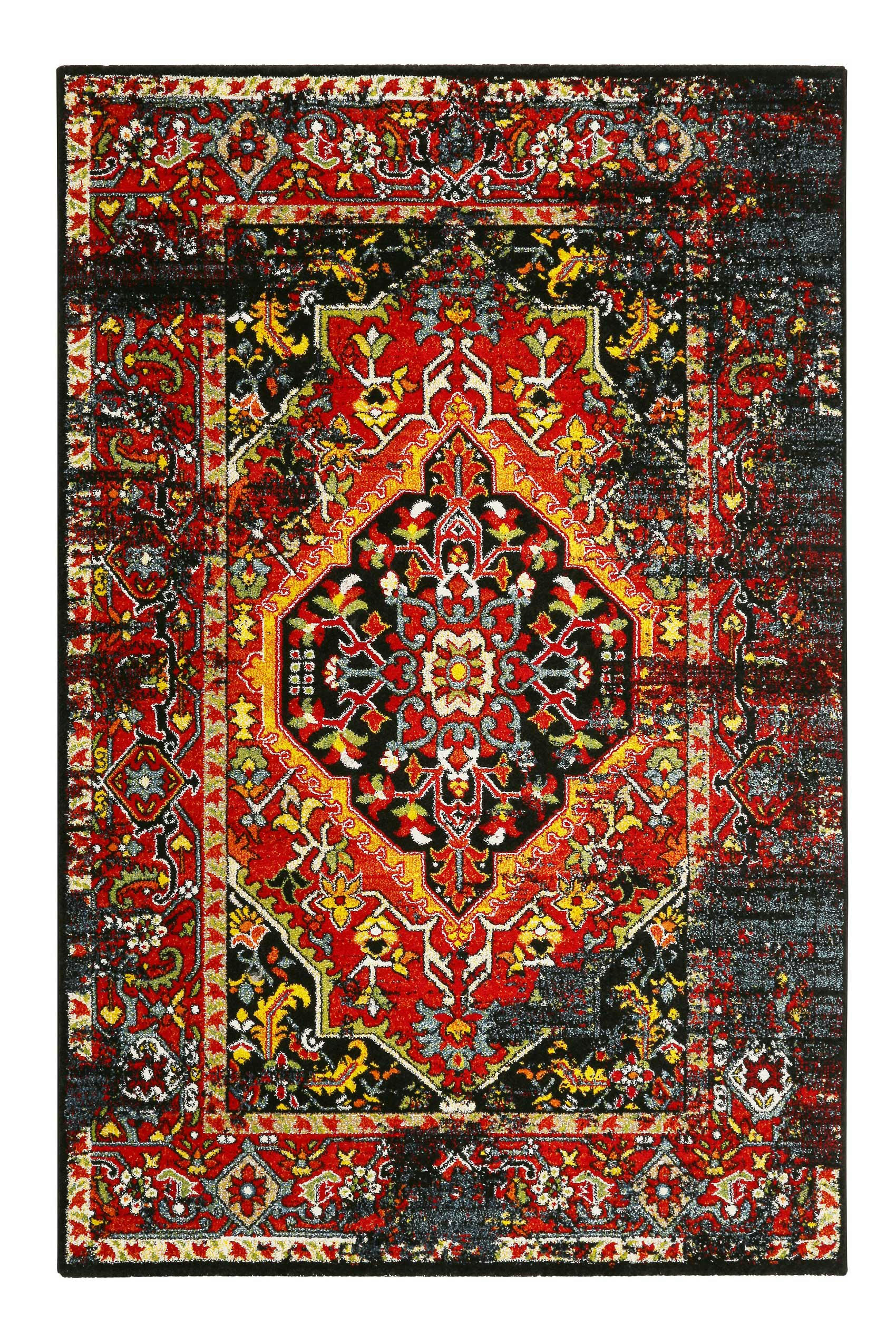 HERITAGE - Tapis inspiration néo-classique multicolore 170x120