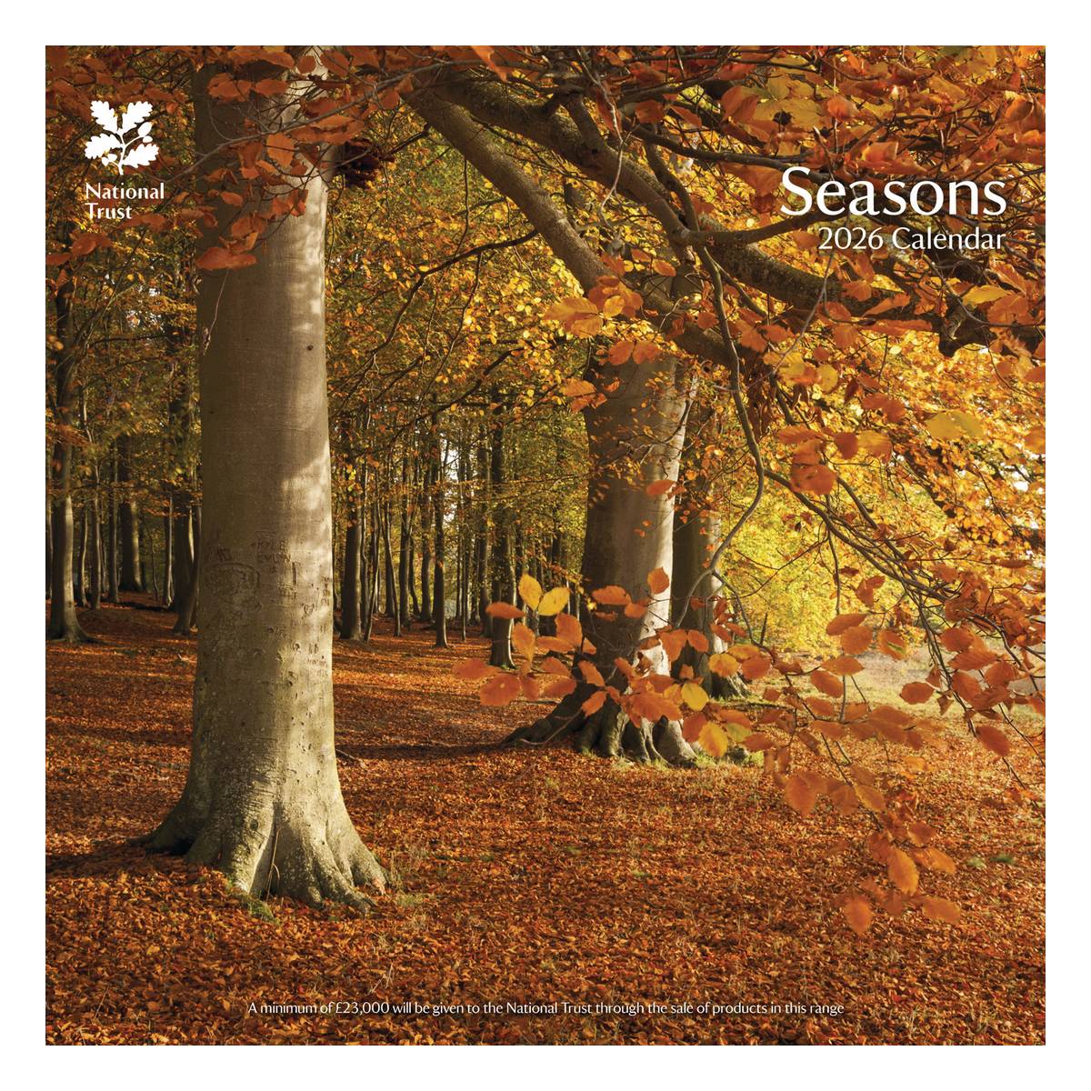 National Trust Seasons Wall Calendar 2026