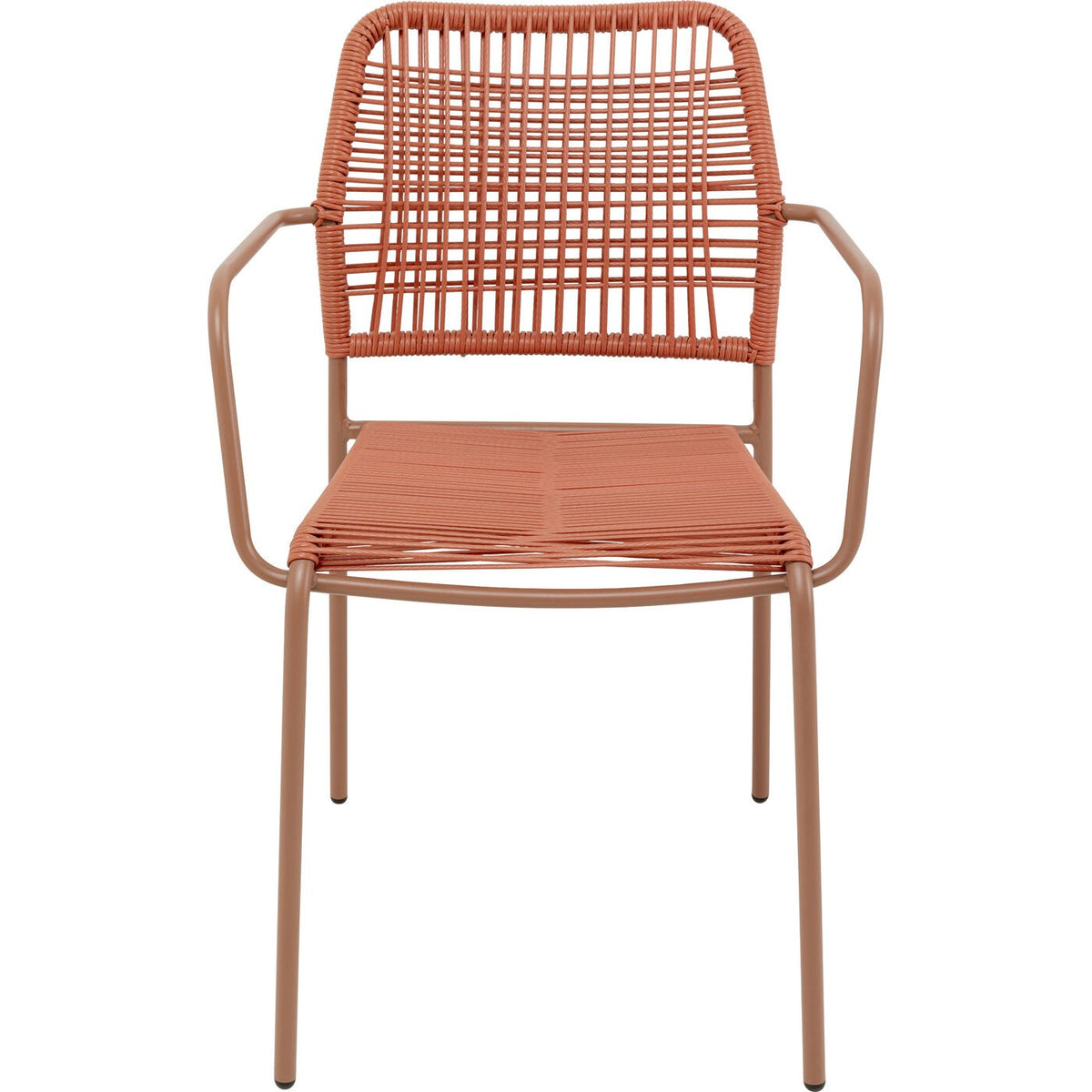 Kare Design Tuinstoel met armleuningen Madagascar rood