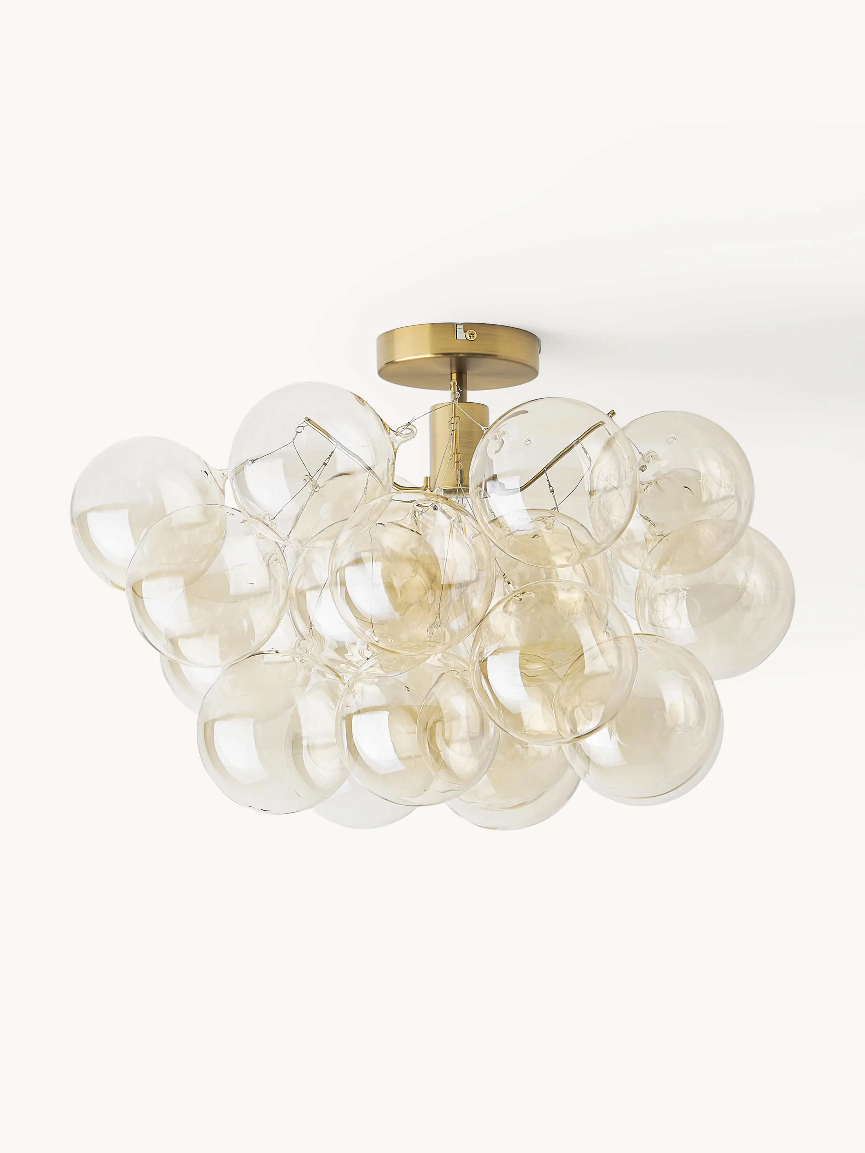 Glaskugel-Deckenleuchte Bubbles