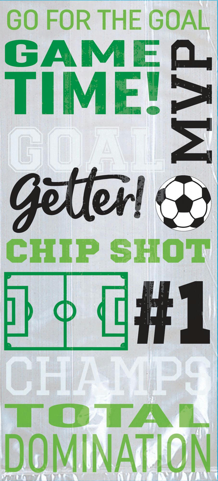 Goal Getter Soccer Treat Bags, 20-pk