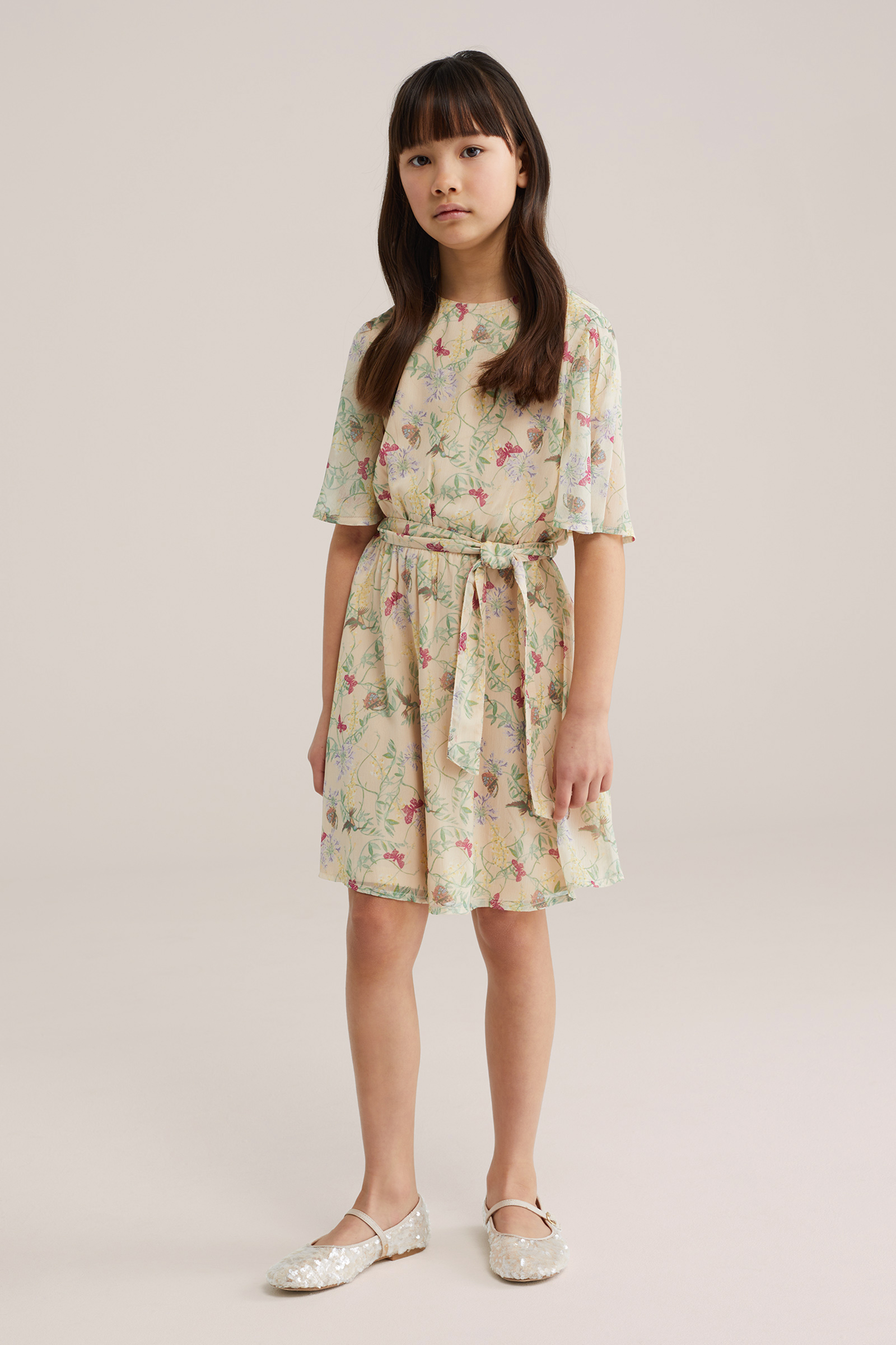 Meisjes jurk met print