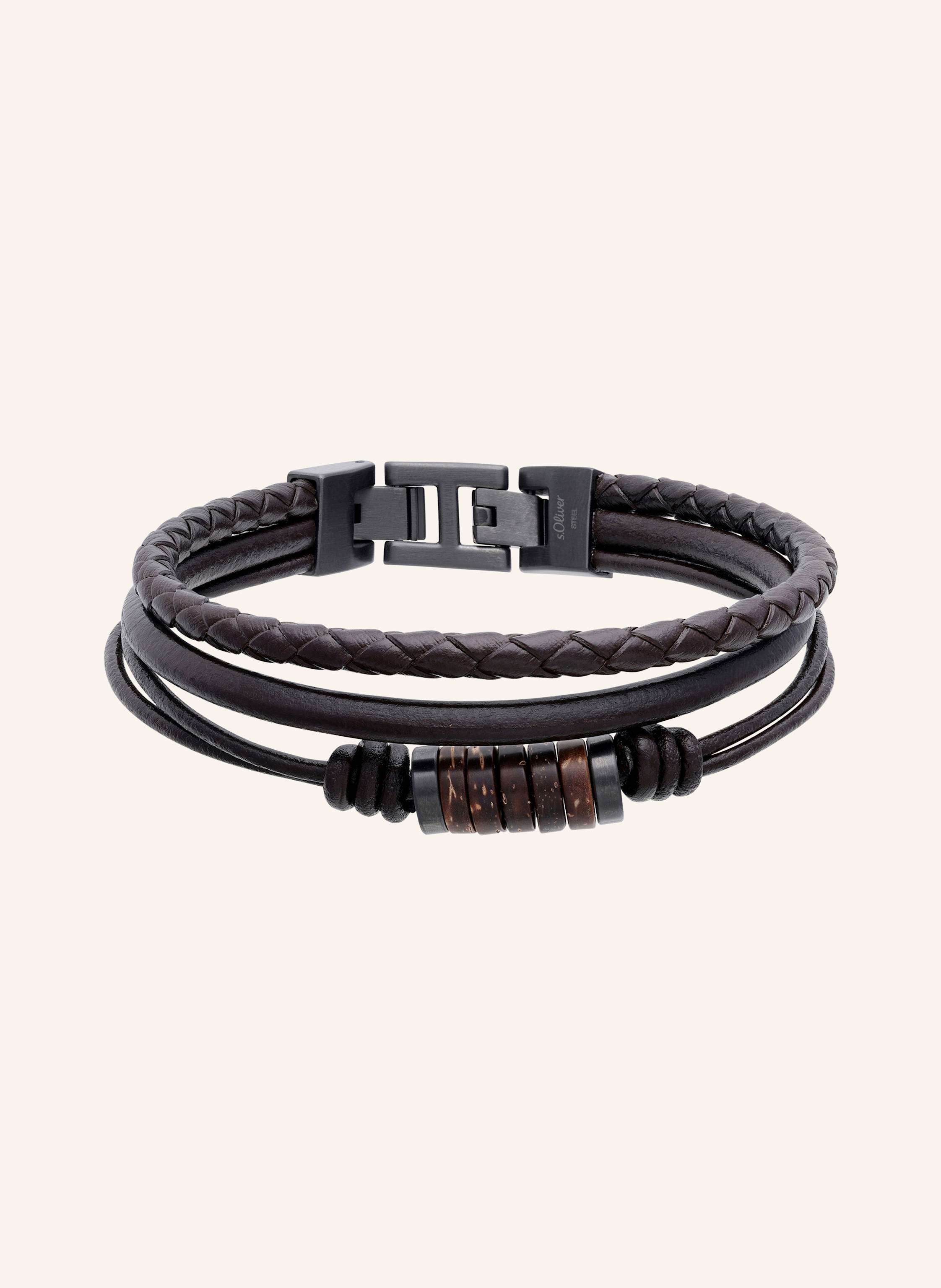 s.Oliver Armband aus Echtleder
