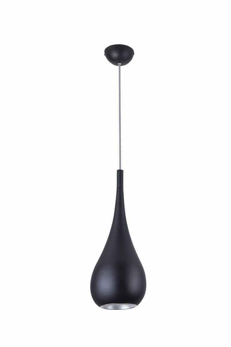 Lampa wisząca czarna DROP 1xE27x40W wym: 120x20x20 cm Maxlight