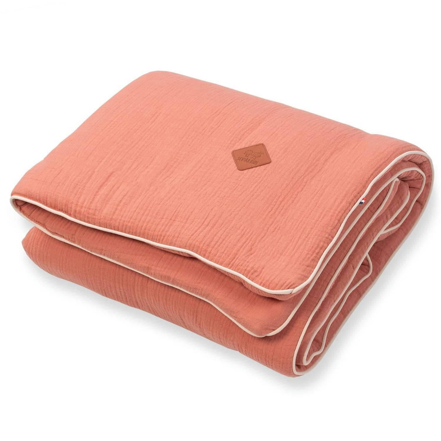 JEANNE - Ma première couverture en gaze de coton  100 x 70 cm