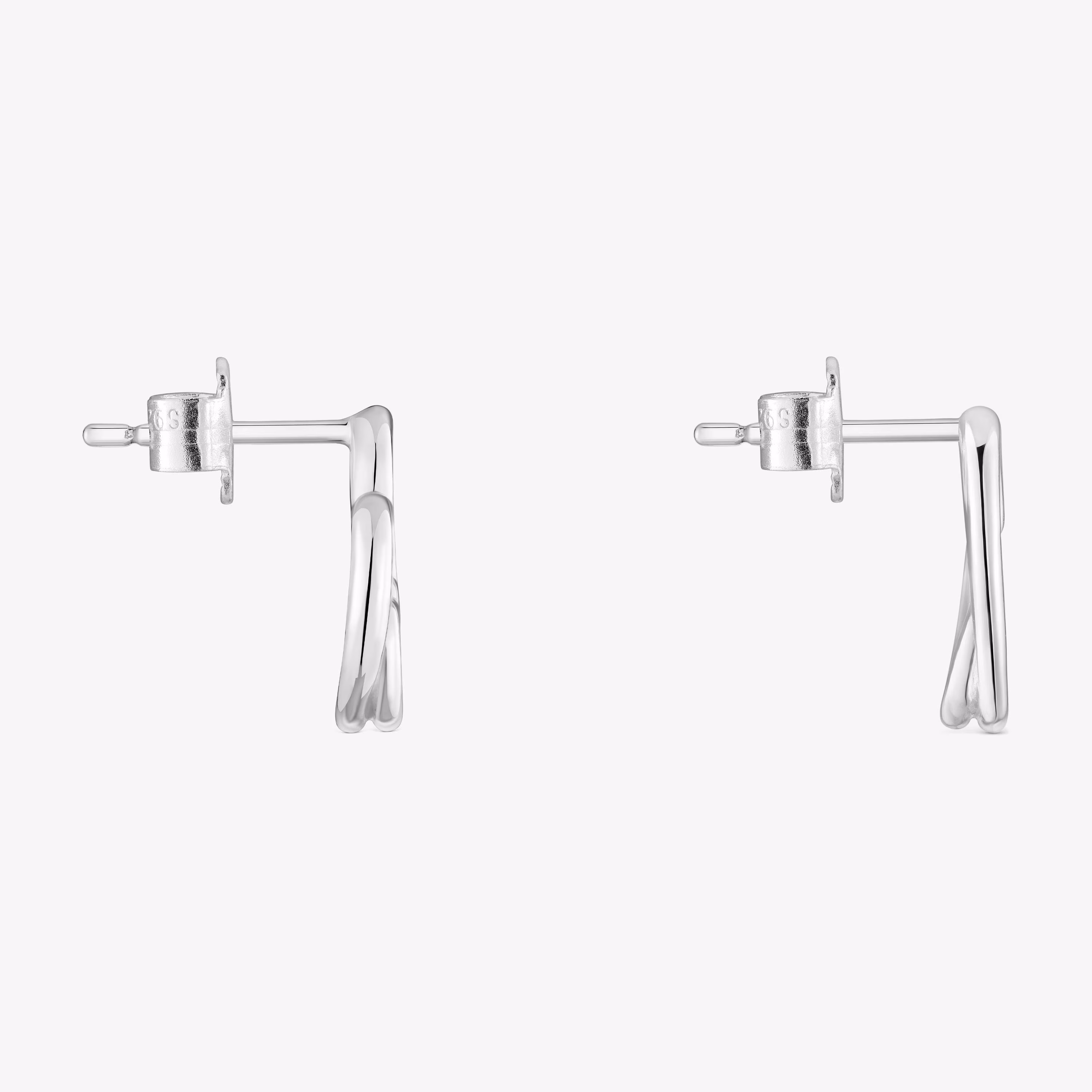 Pendientes silueta de plata TOUS Flechazo