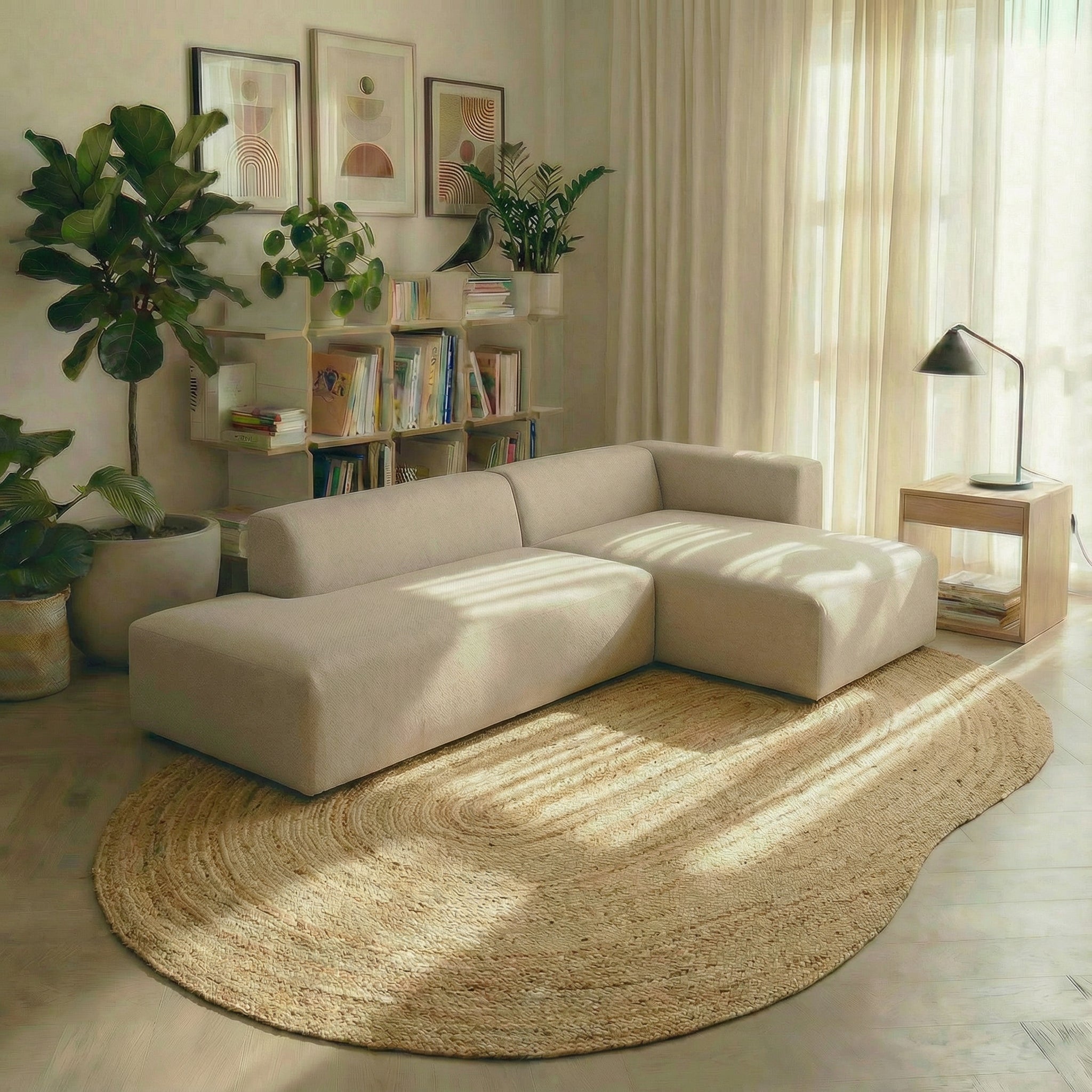 Mrcarpet Organisch Jute Vloerkleed limited edition 160 x 230cm