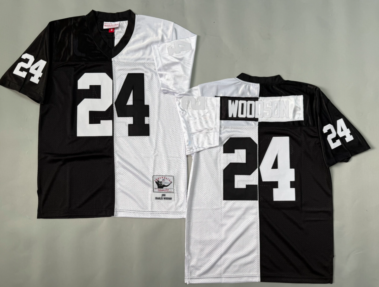 Charles Woodson Las Vegas Raiders Authentic Split Throwback Retired Player Jersey