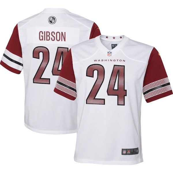 Antonio Gibson Washington Commanders Nike Youth Game Jersey - White/Black/Burgundy