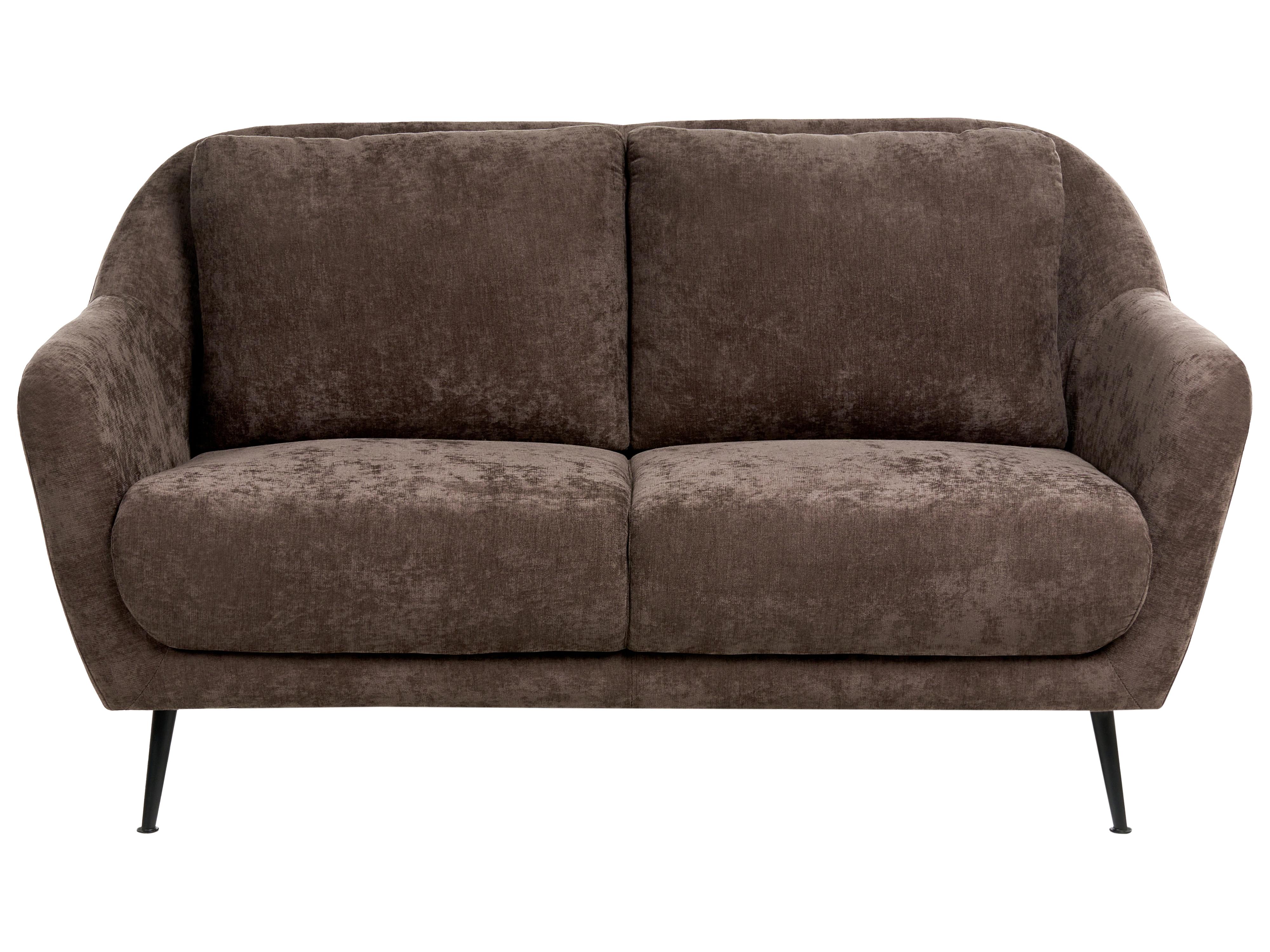 Armchair EIBY Chenille Dark Brown