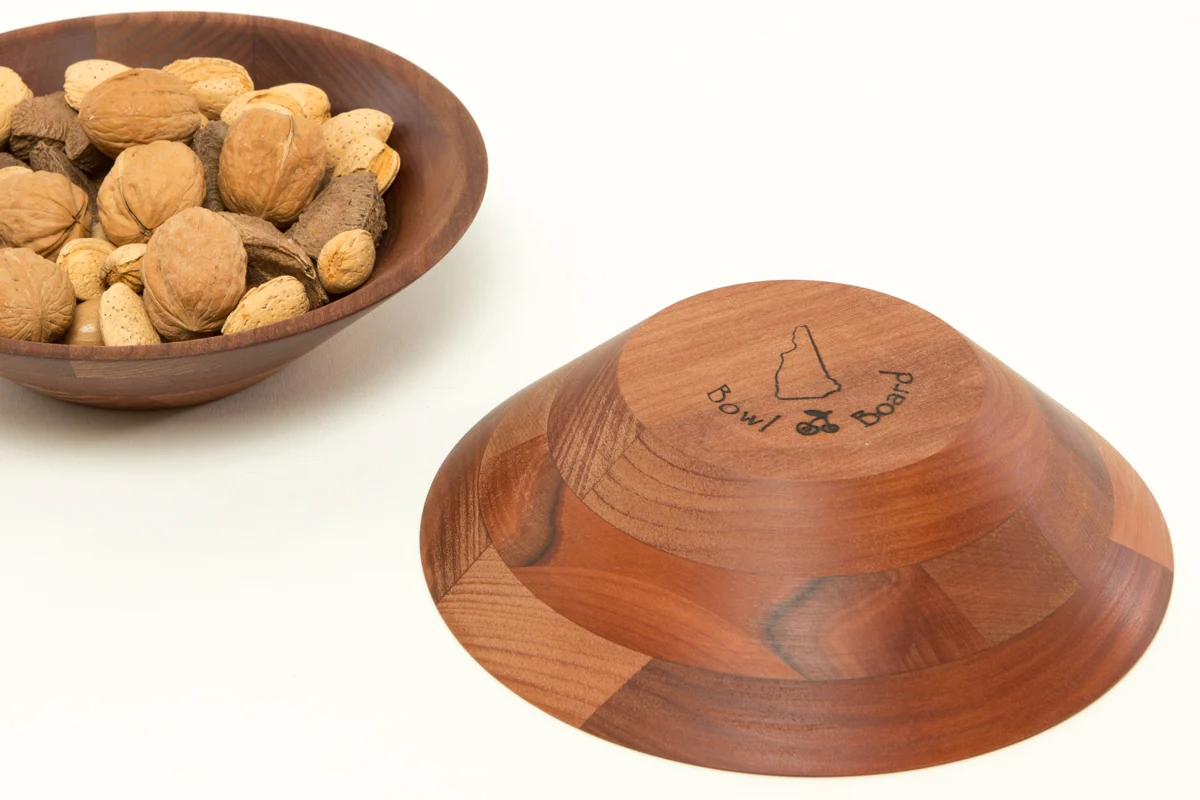 Wood Serving and Nut Bowl Gift Set