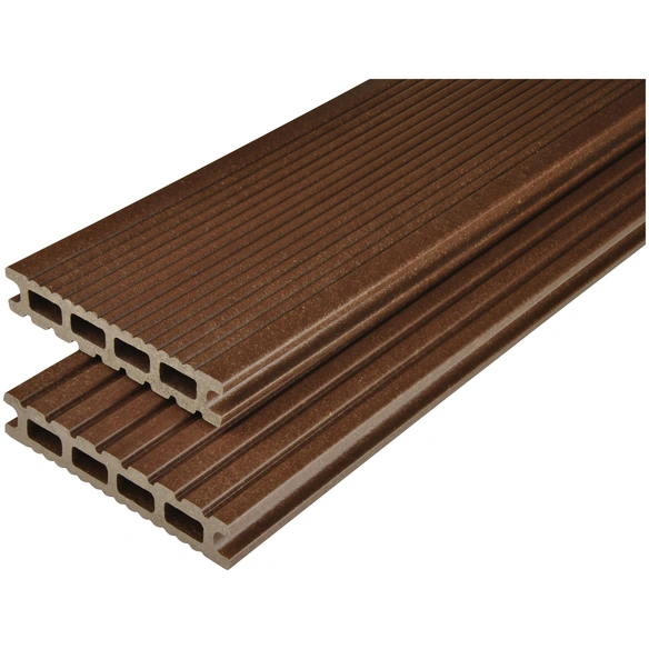 WPC-Terrassendiele, Breite: 14,5 cm, Stärke: 2,6 cm, matt, 1 Stk.