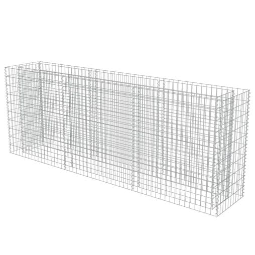 NNEVL Gabion Raised Bed Galvanised Steel 270x50x100 cm