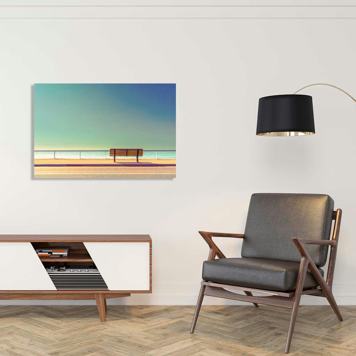 - Tableau pause balnéaire toile imprimée 120x80cm