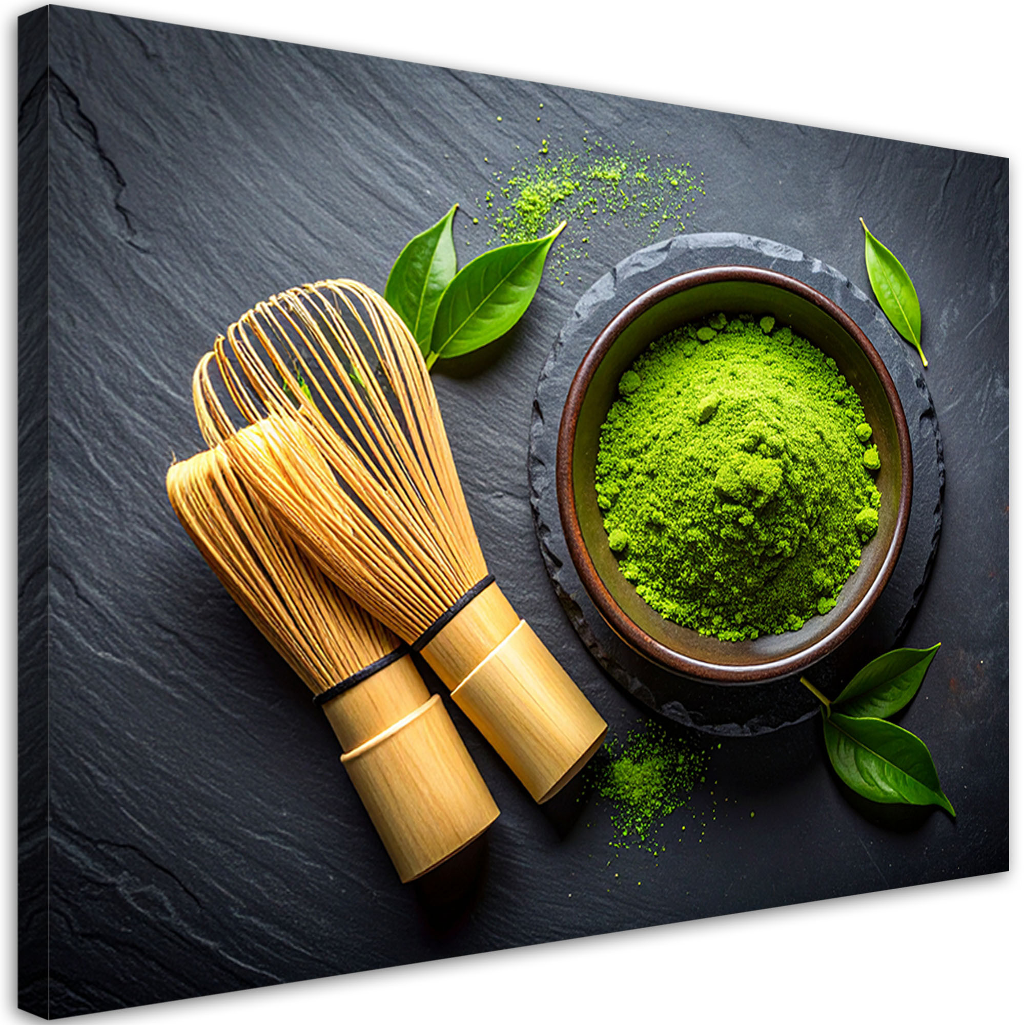 Obraz do kuchni restauracji, Matcha Herbata 30x20