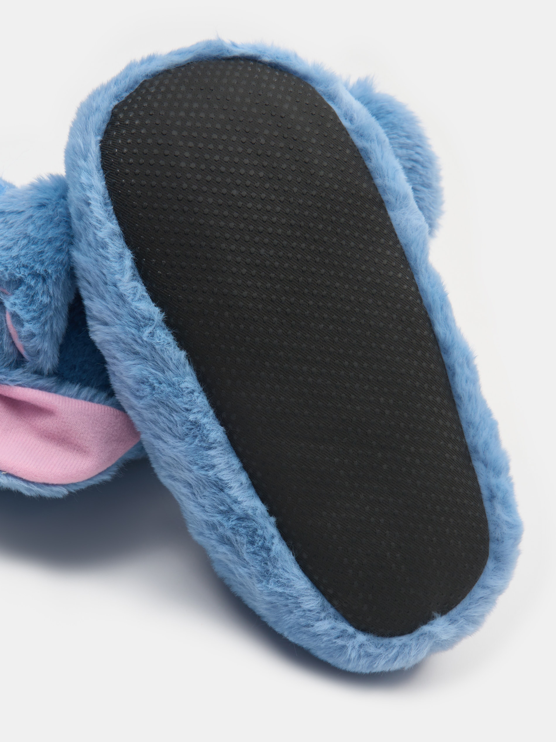 Kapcie ze sztucznym futerkiem i elementami 3D Lilo & Stitch