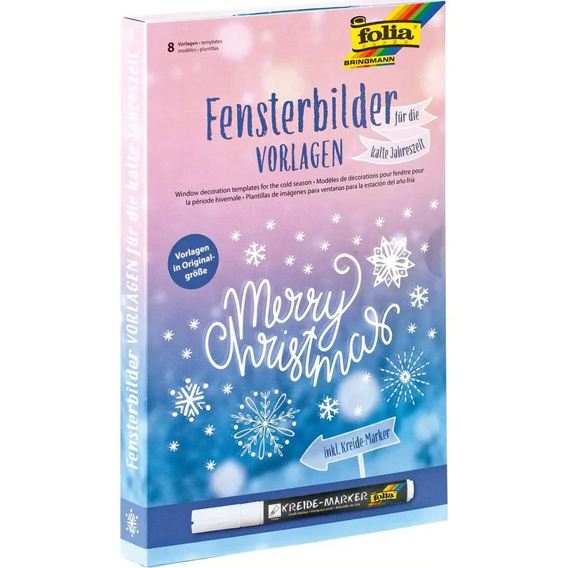 Bastelset 9-teilig Merry Christmas
