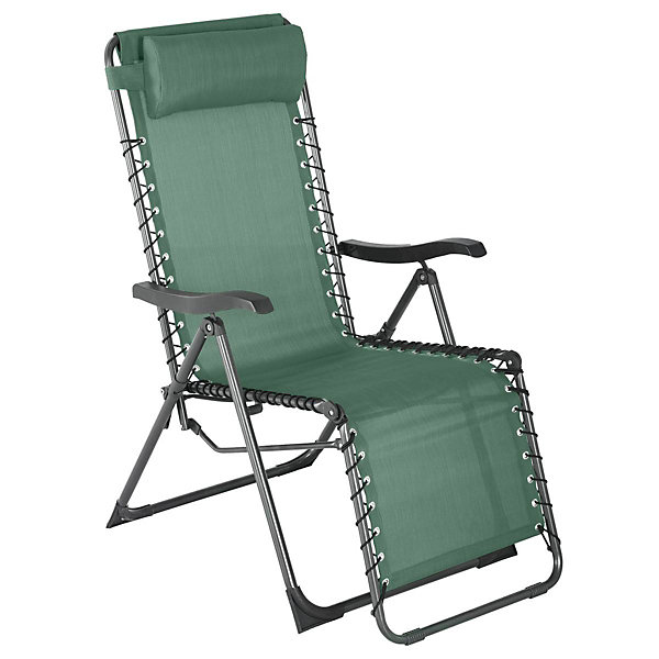 Fauteuil relax de jardin Silos Vert olive - Hespéride