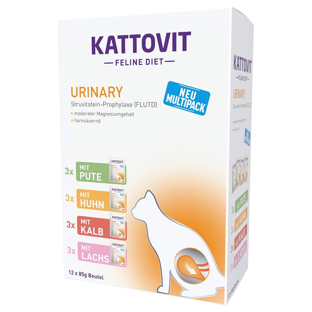 Kattovit Urinary Pouches Mixed Pack