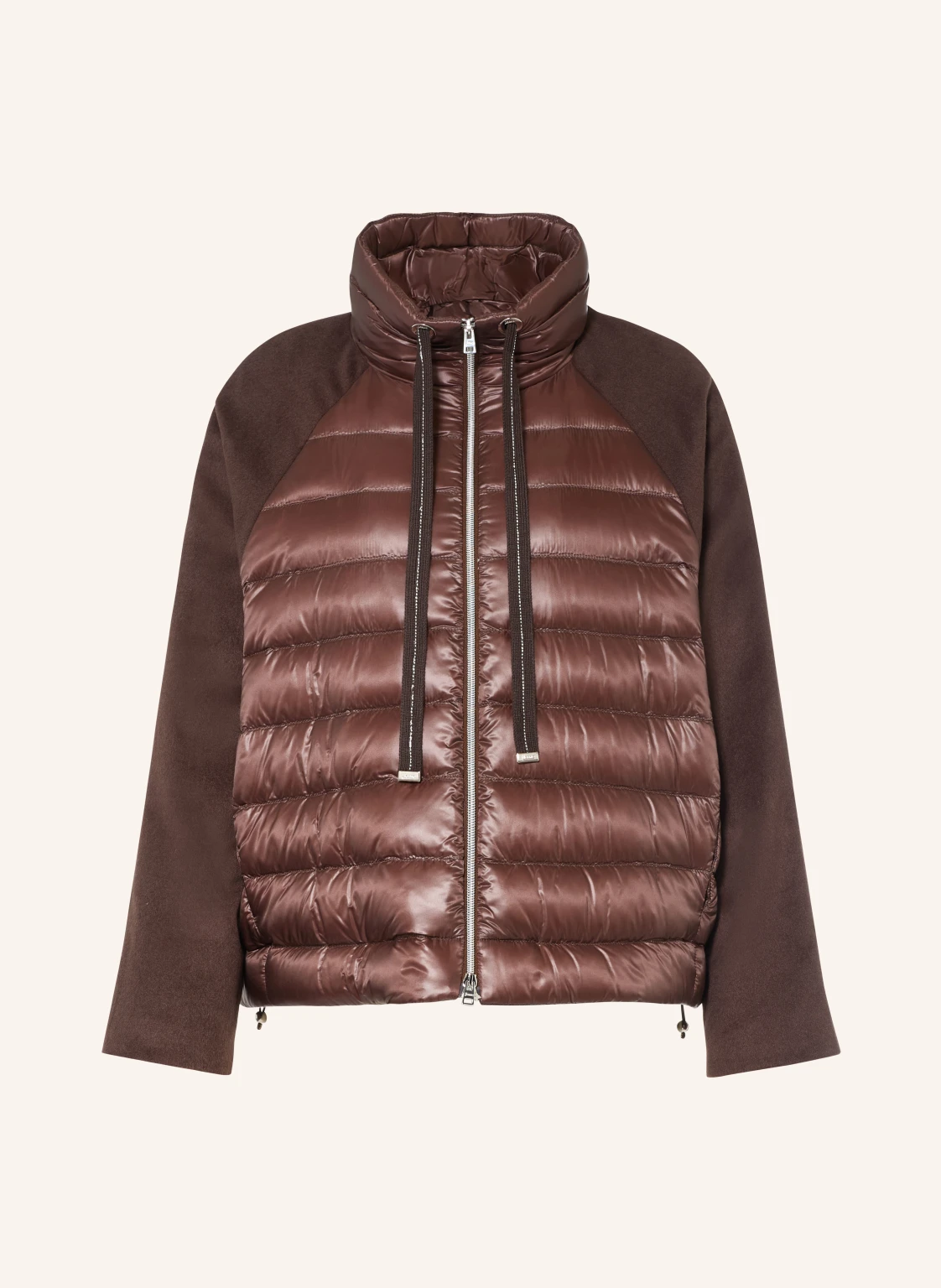 HERNO Daunenjacke im Materialmix