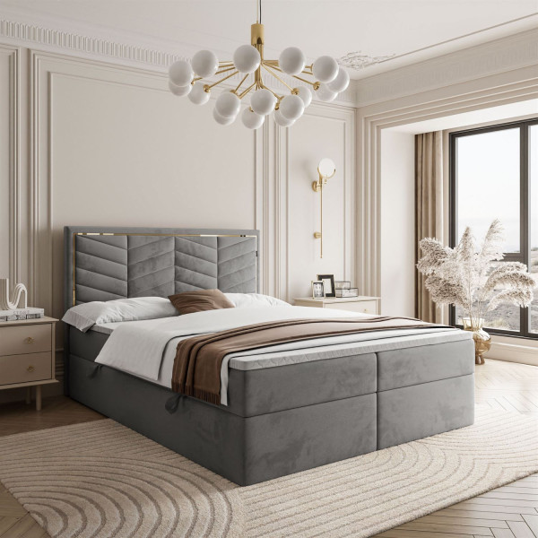 Łoże kontynentalne AURORA 180x200 Royal Velvet 250