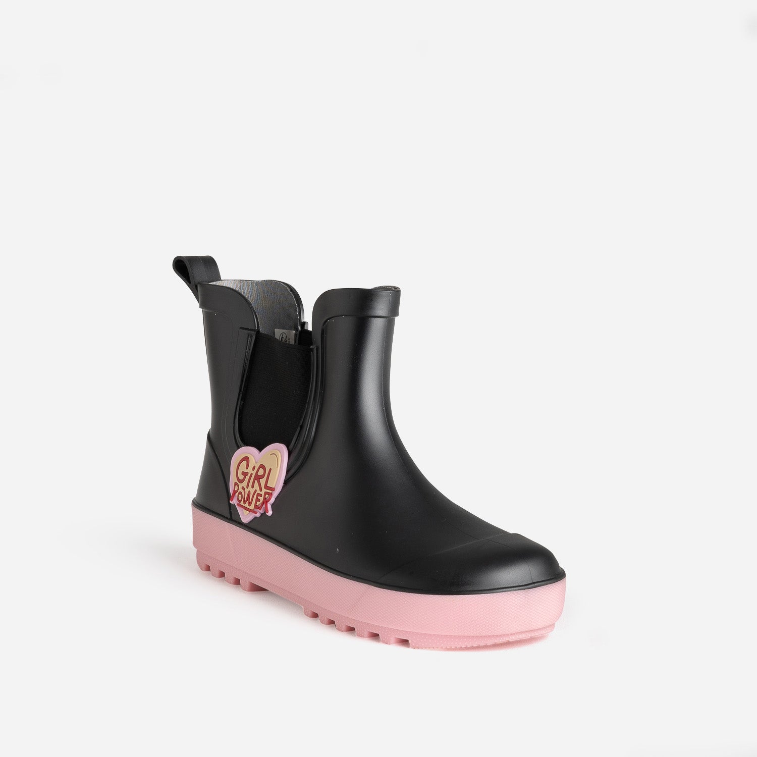 Chelsea boots BE ONLY noire patch cœur