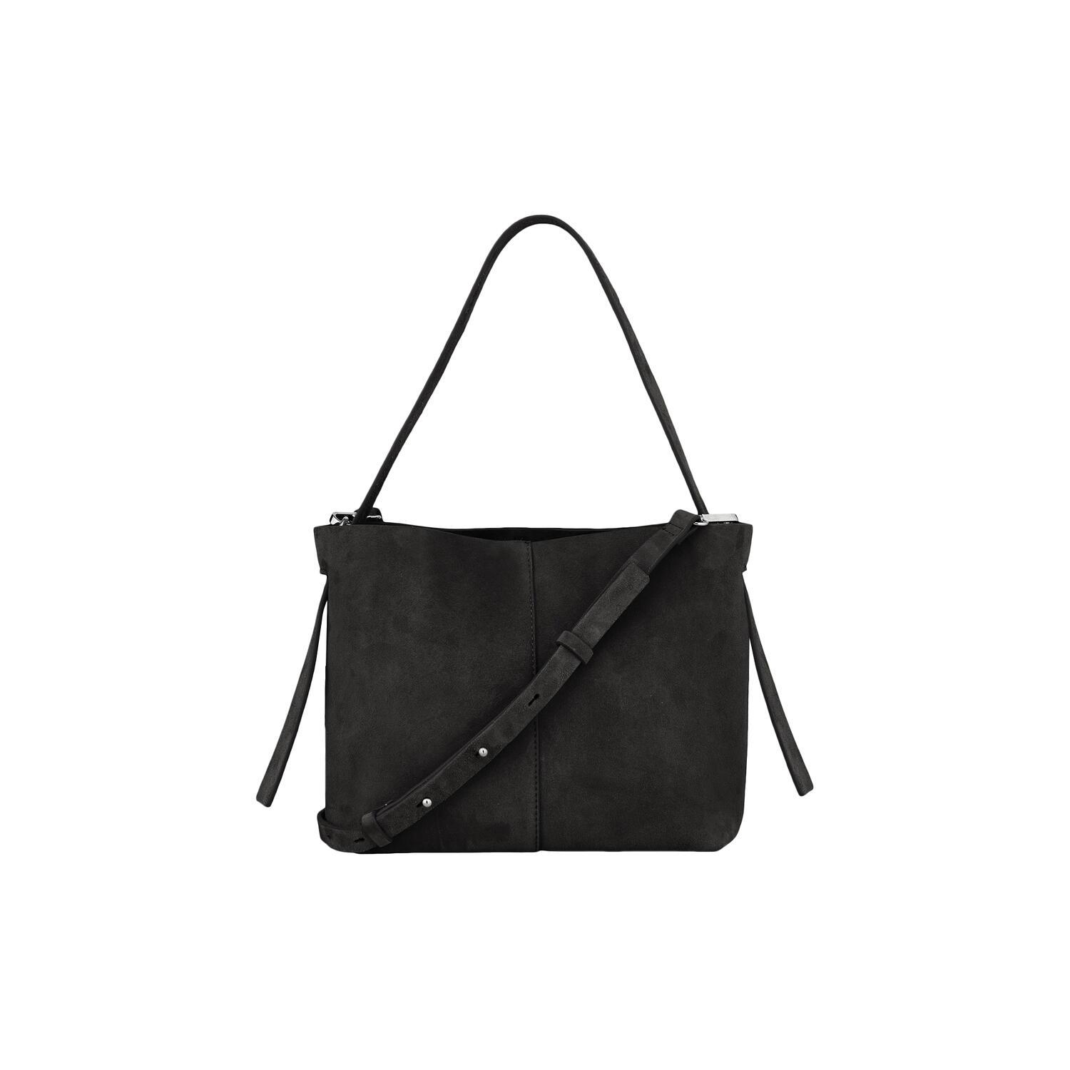 Suede Fraya Small Bag, black